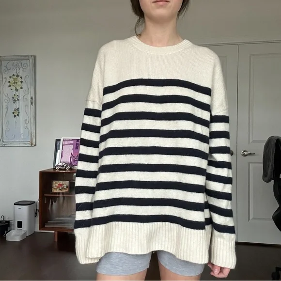 COS Striped Wool Sweater - Picture 2 of 5